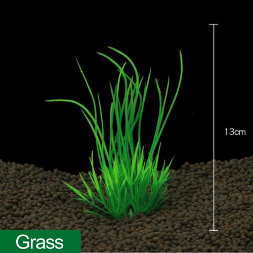 Aquarium Kunstplanten Aquatic Groene Plant Aquarium Fish Tank Decoratie 13 Cm Hoogte Decoratie Aquarium: Green grass