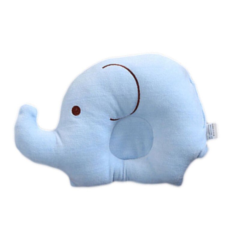 Leuke Elephent Vormige Baby Pillow Peuter Fluwelen Zachte Pasgeboren Vormgeven Kussens Infant Beddengoed Slapen Voorkomen Platte Kop Kussens: 03