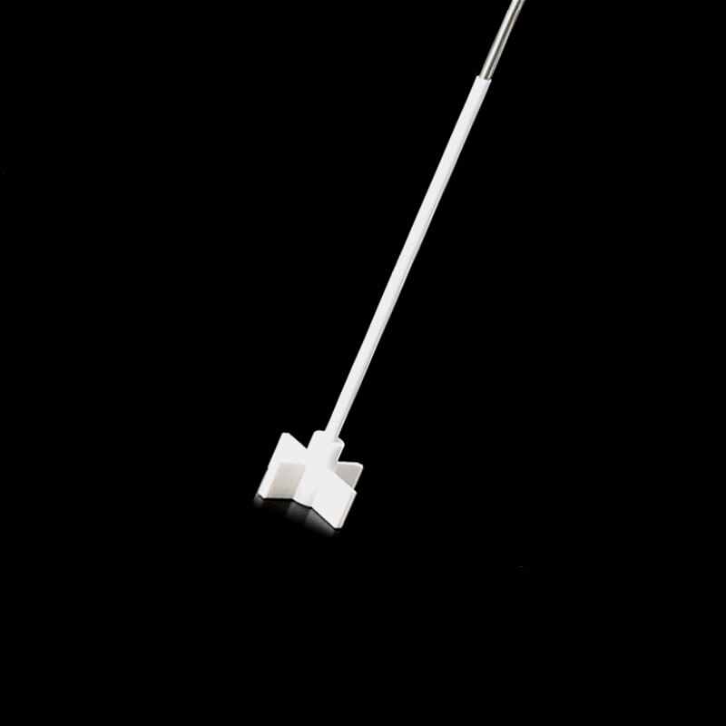 Straight Stirrer PTFE Paddle Stirrer Use For Low Viscosity Media At Medium & High Speeds Mixing Shaft Length 370mm PTFE Coated
