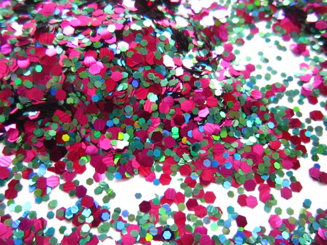 Mix Matte Neon Kleur Solventbestendige Glitter Hexagon voor Nagellak Acryl DIY levert ongles decoratie nail art G489