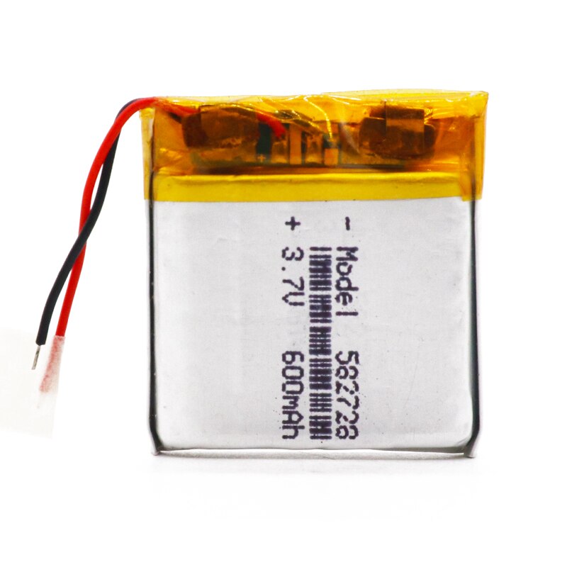 Batería recargable de polímero de litio, pilas Lipo para Altavoz Bluetooth, PDA, notebook, GPS, 3,7 V, 600mAh, 582728, 1/2/4 piezas
