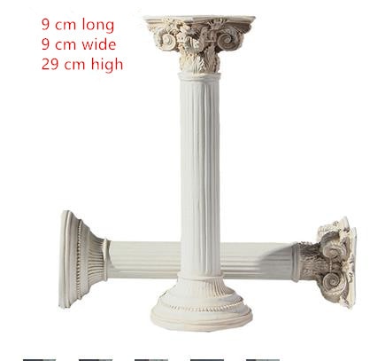 European retro Roman column model crafts, home accessories, resin furnishings, shooting props