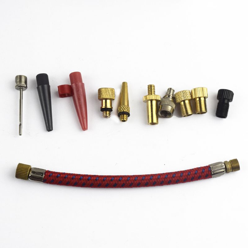 11 stuks fietsband luchtpomp vervangingsverlengslang voor ventiel