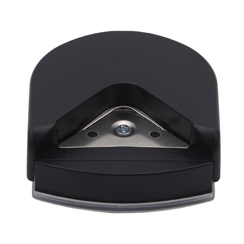 Rond Photo Coupe Mini Portable Arrondisseur D&#39;angle Papier Poinçon pour Carte Photo Papier Coupeur de Coin Arrondi Outils De Coupe: Black