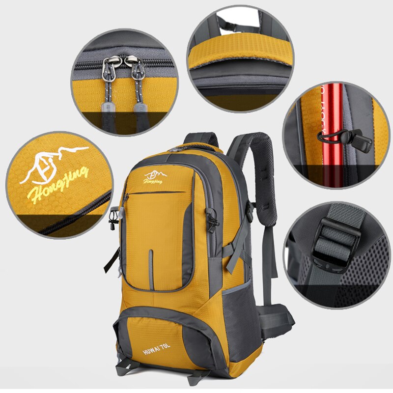 Camping Backpack Hiking Waterproof Trekking Bag Man/Woman Outdoor Travel Rucksack Cycling Daypacks Mountaineering Backpacks