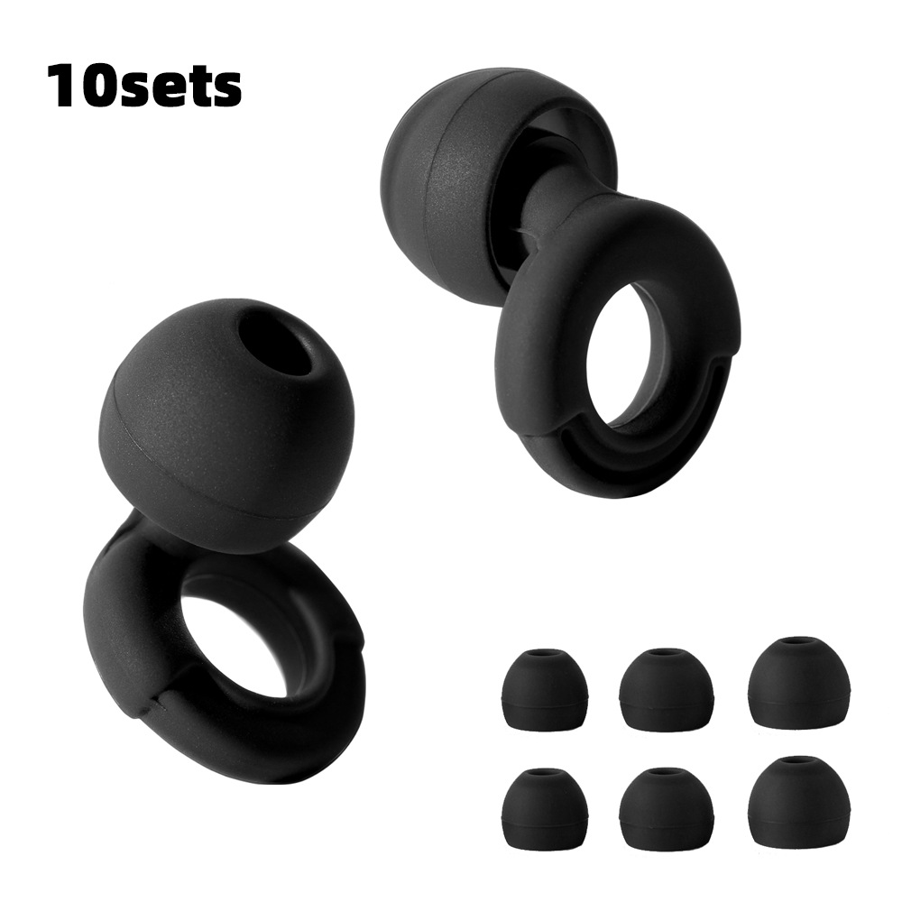 Loop Quiet Ear Plugs for Noise Reduction for Sleeping Silicone Ear Plugs for Swimming Motorbike Noise Filtering Ear Plugs: Clear