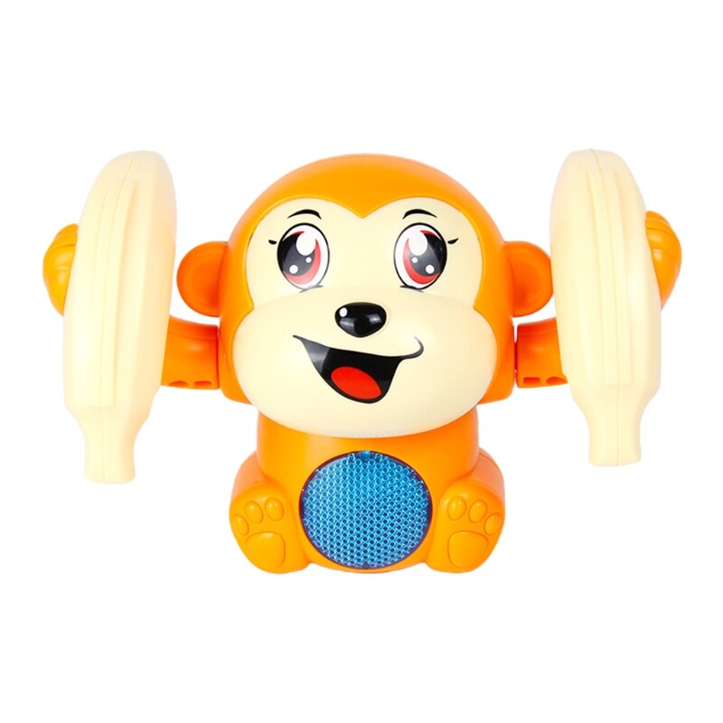 1 Uds bebé Control de voz de pequeño mono de juguete caminar cantar juego mental interactivo lleno de juguetes para los niños: O