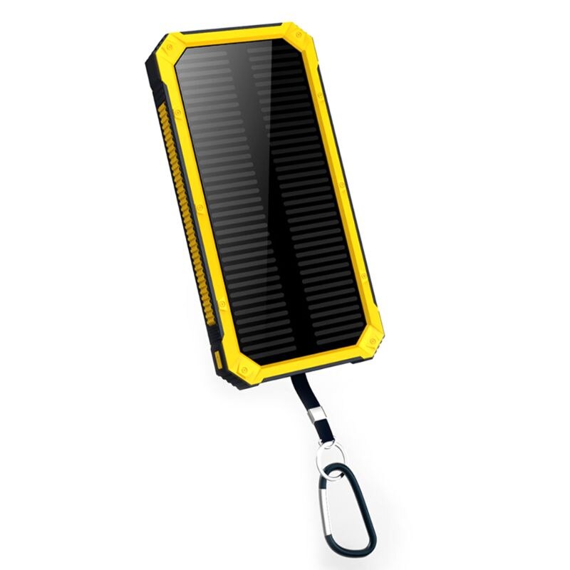 10000mAh Power Bank Case 5V 2A USB Ports DIY Battery Charger Box DIY For Samsung Xiaomi Huawei Mobile Phone: yellow