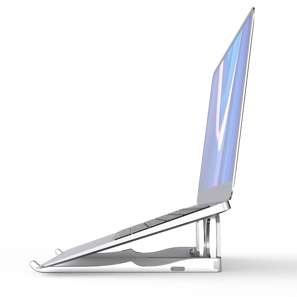 Aluminum Foldable Laptop Stand Notebook Riser Holder Tabletas Desktop Stands 16inch Laptops Tablets Glasses Shape Accessories