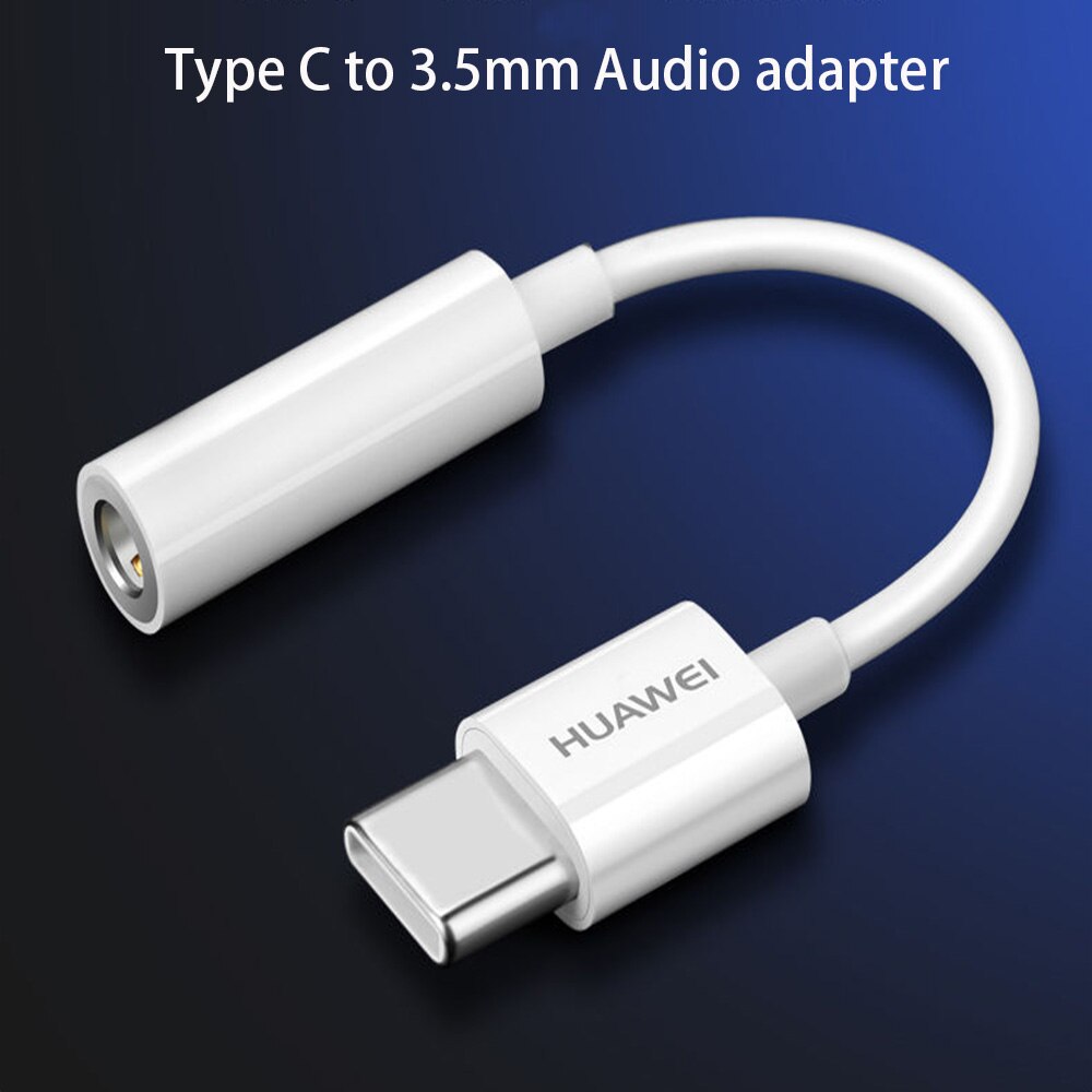 Câble Audio HUAWEI Type C 3.5 Jack câble pour écouteurs USB C à 3.5mm adaptateur pour écouteurs pour Huawei P10 P20 pro Mate 10 Pro 20