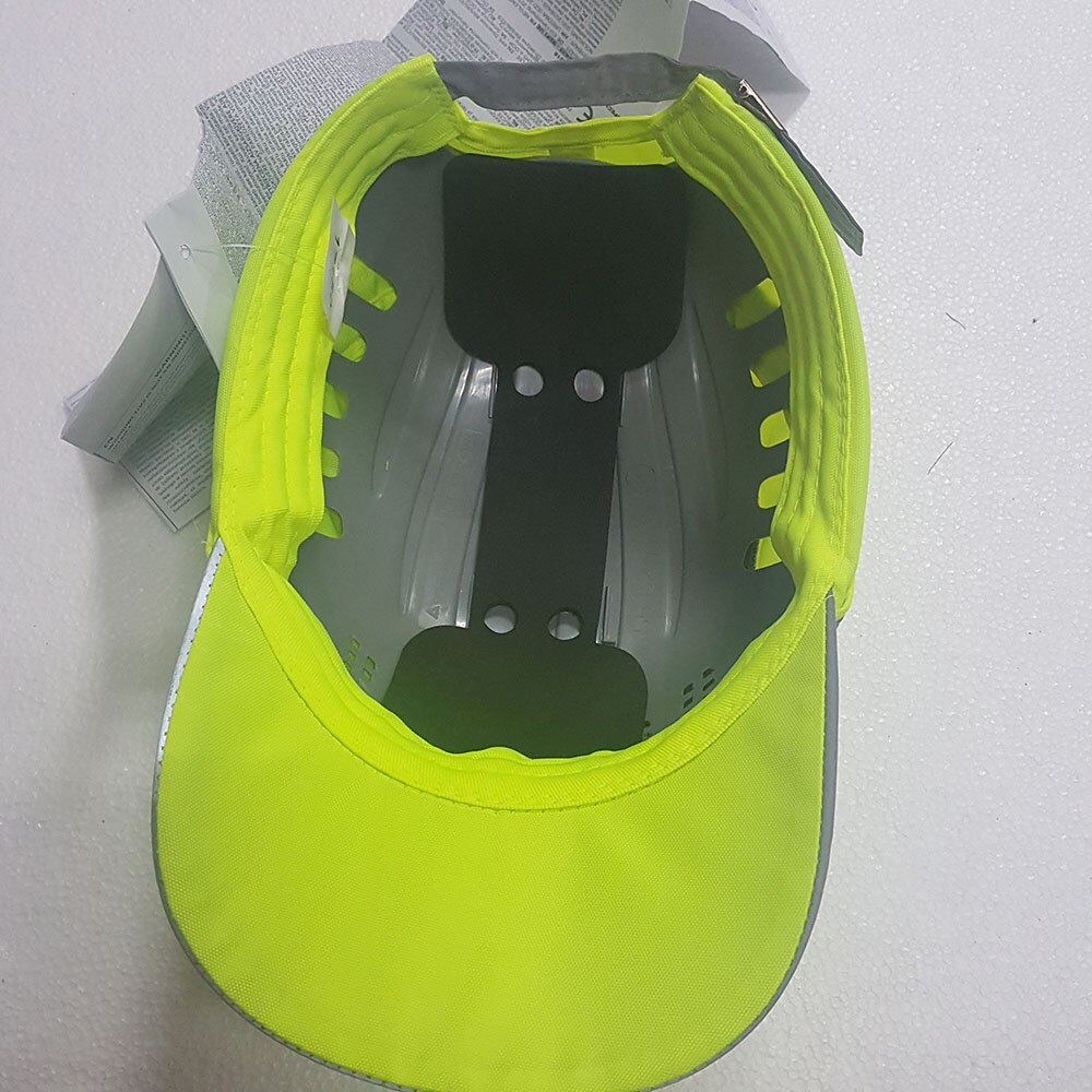 stoßen Deckel Arbeit Sicherheit Helm Mit Reflektierende Streifen Baseball Stil Harte Hütte Atmungsaktiv Sicherheit Anti-auswirkungen Helm Schutz Hütte
