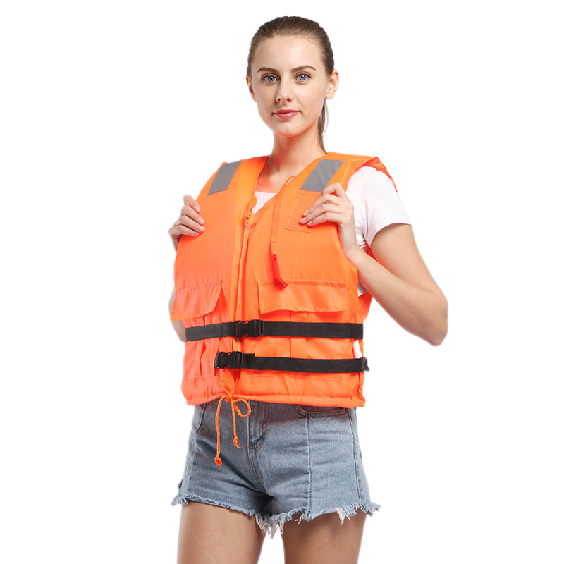 Life Vest Lightweight Nylon foam Adjustable Life whistle SOS Jacket Vest Swimming surfing motion Water Safety Products: 3