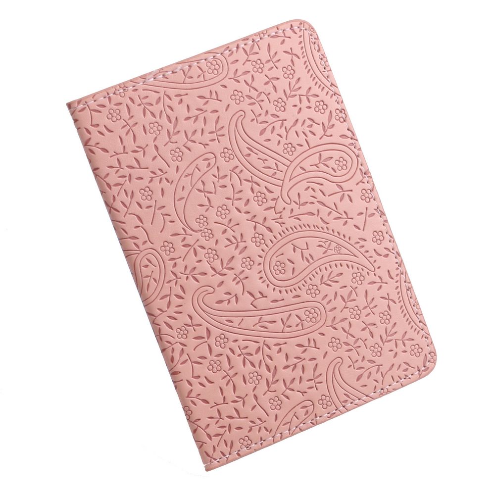Ladies Cute Lavender Leather Passport Cover Holder Women Thin Travel Passport Leather Case: 08