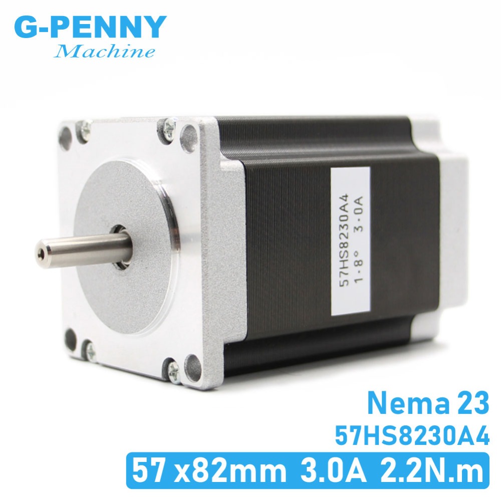 Moteur pas à pas NEMA 23 CNC 57x82mm 3A 2,2 n. m 315oz-in, routeur CNC, fraiseuse de gravure, imprimante 3D de