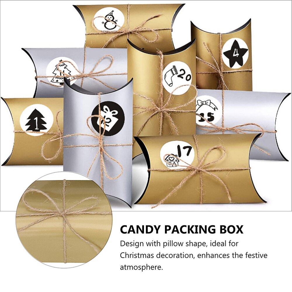 1 Set Boxes Festive Lightweight DIY Sweets Boxes Packing Boxes for Christmas
