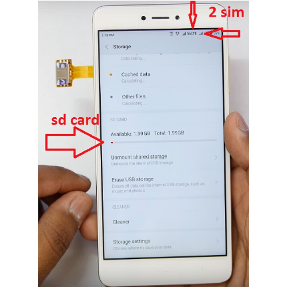 Adaptador Micro SD para Android, Tarjeta SIM Dual, adaptador Nano para Xiaomi Redmi, Samsung y teléfono