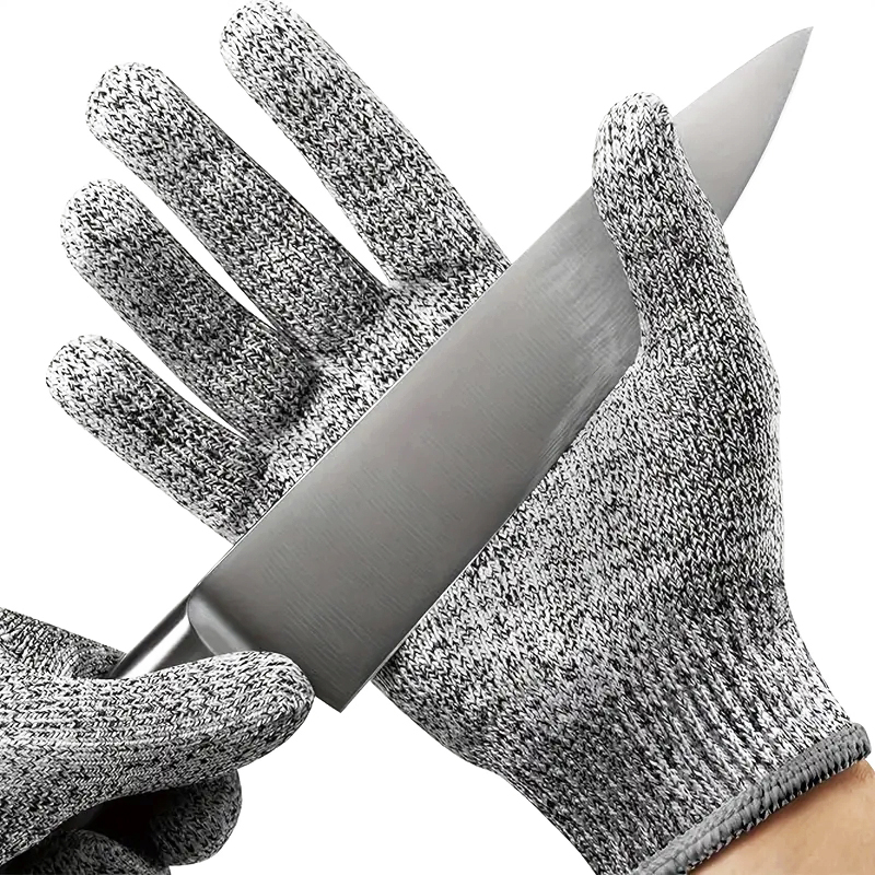 Klasse 5 hppe Anti-Schnitt-Handschuhe Küche Gartenarbeit Anti-Schnitt-Strick handschuhe Anti-Dorn Verschleiß feste Glas Gebäude Schneid handschuhe
