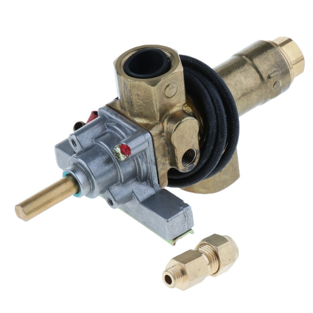 LH Gas Oven Stove Burner Control Valve With Ignition Wire 21mm Control Valve
