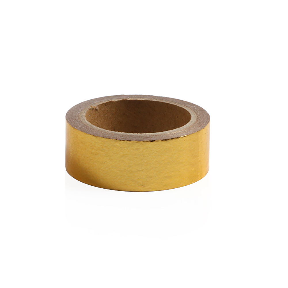 1PC Metallic Washi Tape Gold Silver Washi Masking Tape Collection DIY Scrapbooking Journaling Arts Crafts Tapes School Supplies