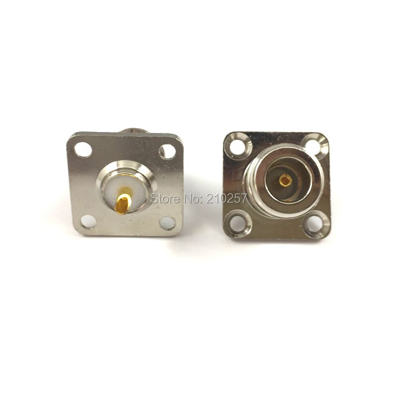 2pcs N Female Jack Panel Mount Chassis PCB RF Connector Plug Adaptor