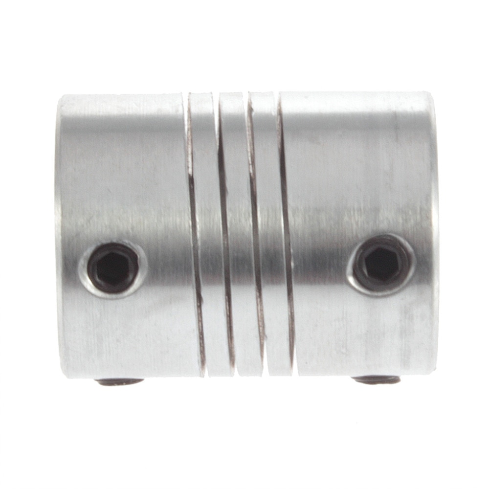 Flexible Shaft Coupling shaft coupler 6.35X10mm D19 L25 Aluminium CNC Motor Coupling 6.35mm to 10mm cnc parts