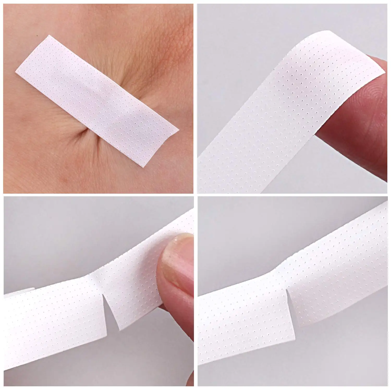 3/6 rollos de cinta aislante japonesa para extensión de pestañas sin pelusa debajo de los ojos almohadillas transpirables cinta no tejida parche de papel para pestañas