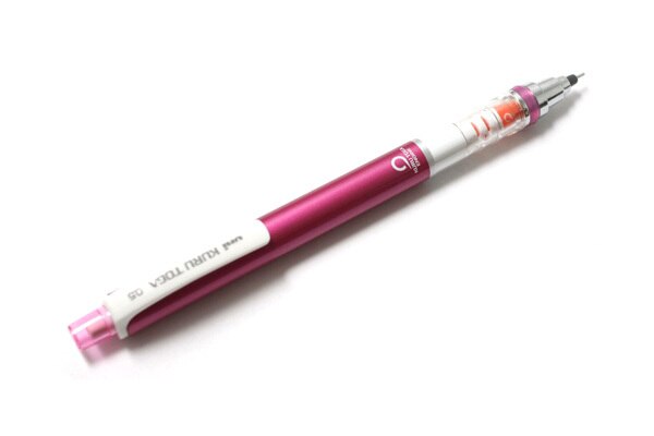 2 stk / lot uni m5-450 kontinuerlig blyblyant kuru / toga skrivning automatisk roterende bly studerende automatisk blyant 0.5mm: Som billede 5