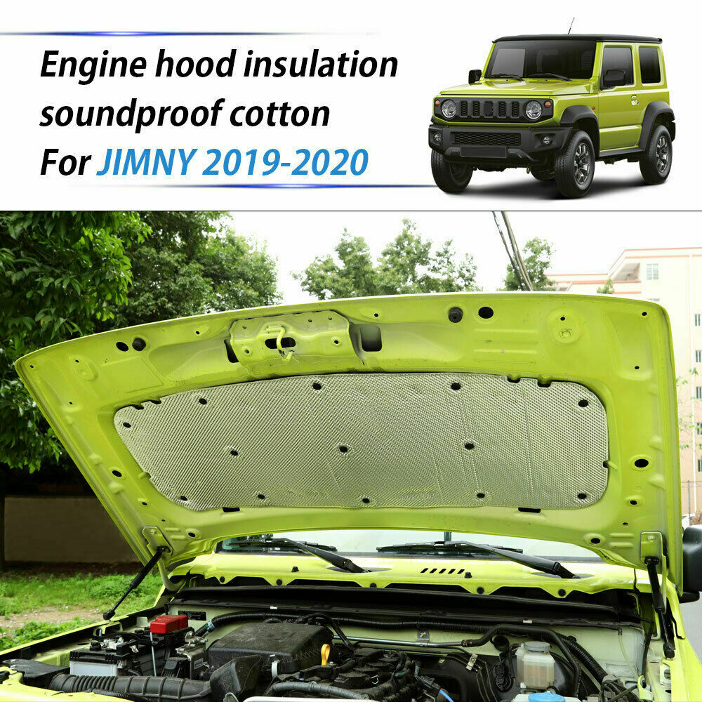 Sound Heat Insulation Cotton Car Engine Hood Heat Insulation Sound Deadener Pad Mat For Suzuki Jimny JB64 JB74 + Accessories