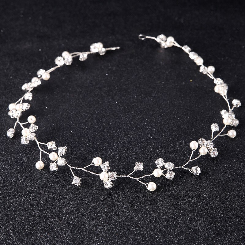 Kranz Für Hochzeit Haar Zubehör Frauen Braut Schmuck Kristall Braut Dekoration Mädchen Weibliche Hairband Ornamente