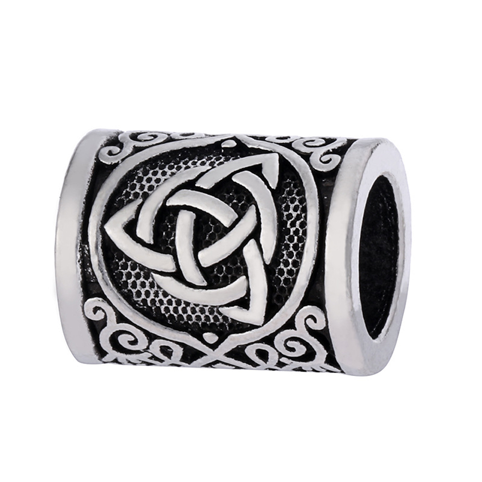 5 stuks Viking Kralen Haar Vlecht Baard Dreadlock Kralen 8mm Gat Sieraden Armband Maken Metalen Kraal DIY Accessorries