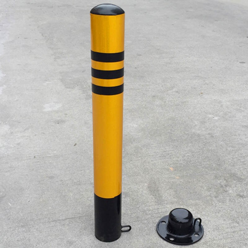 Road Construction Equipment, Steel Round Pipe Active Traffic Pile / Post With Spiral Bottom