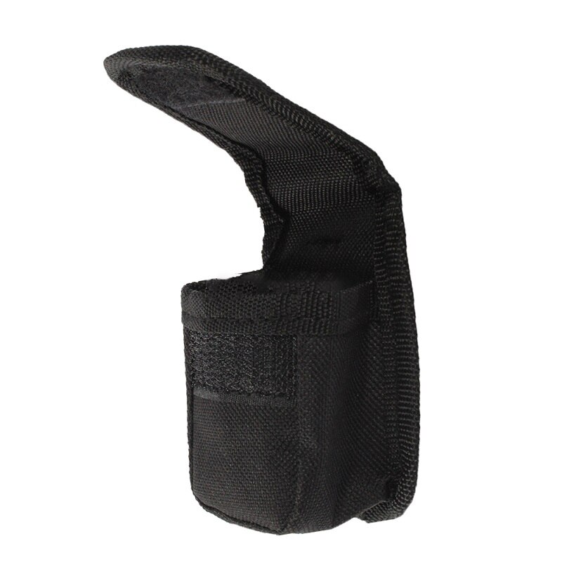 Hard Nylon Travel Oximeter Protective Case Bag Universal Portable Zipper Carry Pouch Box For Pulse Oximeter Storage Bag: Black