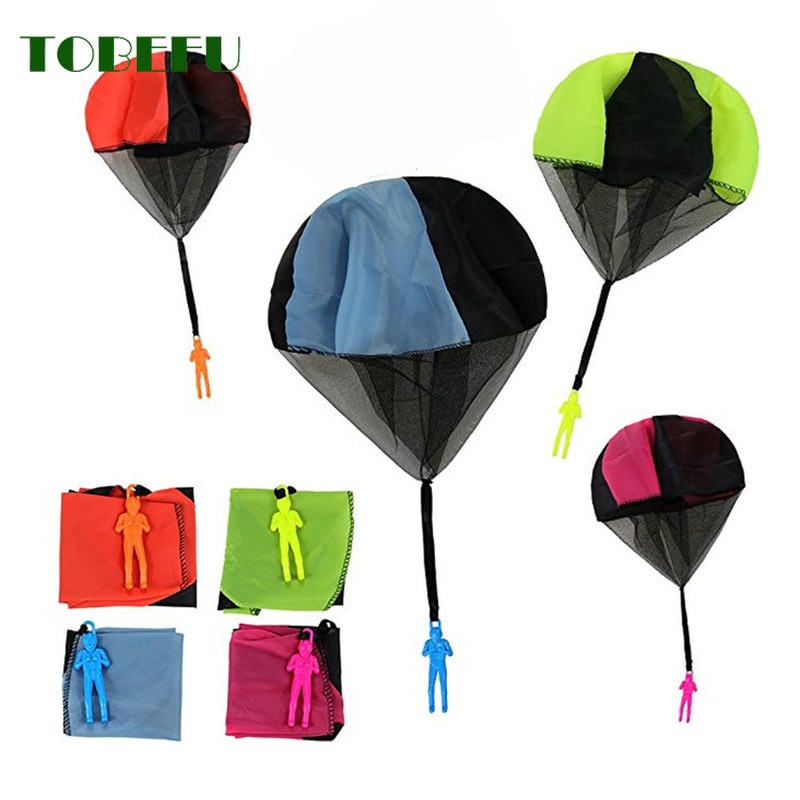 Tobefu Mini Hand Gooien Parachute Met Soldaat Buiten Spelen Spelletjes Voor Kids Fun Sport Educatief Speelgoed Kinderen Meisjes Jongens