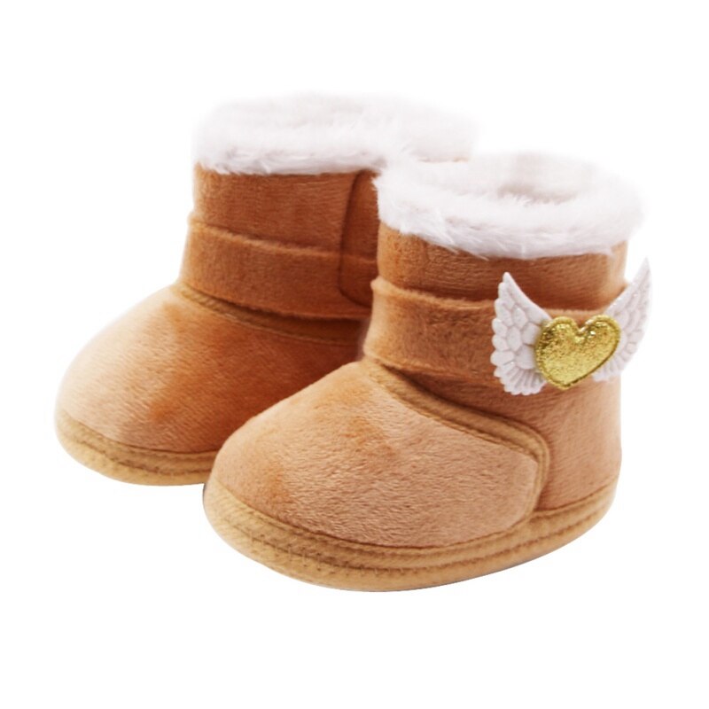 Baby Meisje Snowboots Kinderen Meisje Boot Winter Warm Pluche Konijn Prinses Schoenen Kids Sneaker Mooie Zachte Laarzen: Grijs / 0-6 months