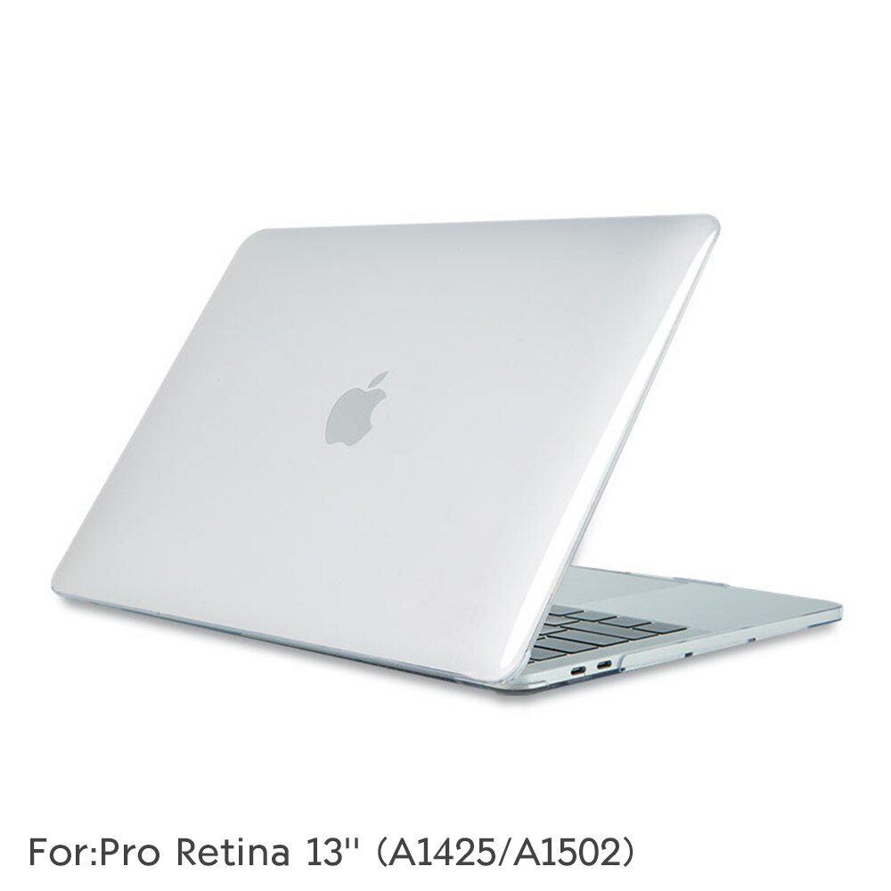 Transparent PC Case For Macbook Pro Retina 13 15 Retina 12 Air 11 13 Shockproof Hard Plastic Protective Shell Cover For MacBook: For Pro Retina13