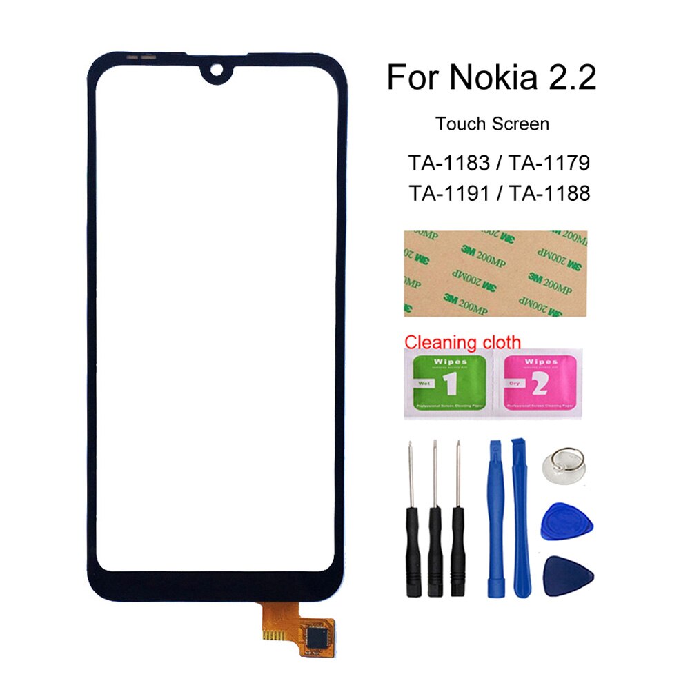 Voor Nokia 4.2/3.2/2.2/2.1 Telefoon Touch Screen Digitizer Telefoon Touch Glas Panel Sensor Montage Onderdelen: 2.2 Black Tools