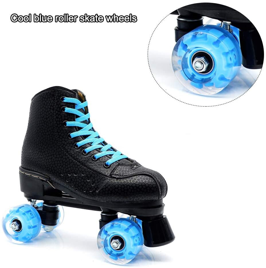 Luminous Light Up Quad Roller Skate Wheels Bearings Installed Pop-Quad Roller Luminous roller skate roller skate wheels