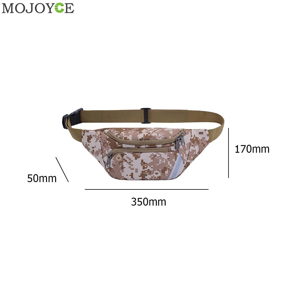 Nylon heuptasje dames heren buitensport camouflage borst crossbody schoudertas