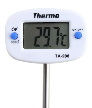 Lcd digitalt kjøkken termometer sonde matte kjøtt bbq matlagingsvæske, kjøtt, melk, matte, mamma, bbq termometer melk temperatur mete