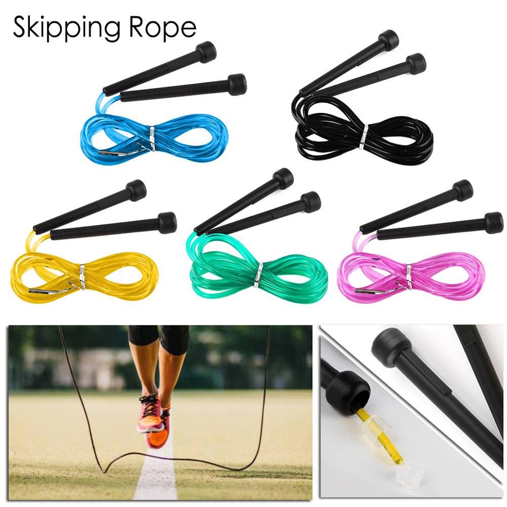 Adjustable Skipping Rope Transparent PVC Eco-friendly Fitness Exercise Jump Rope