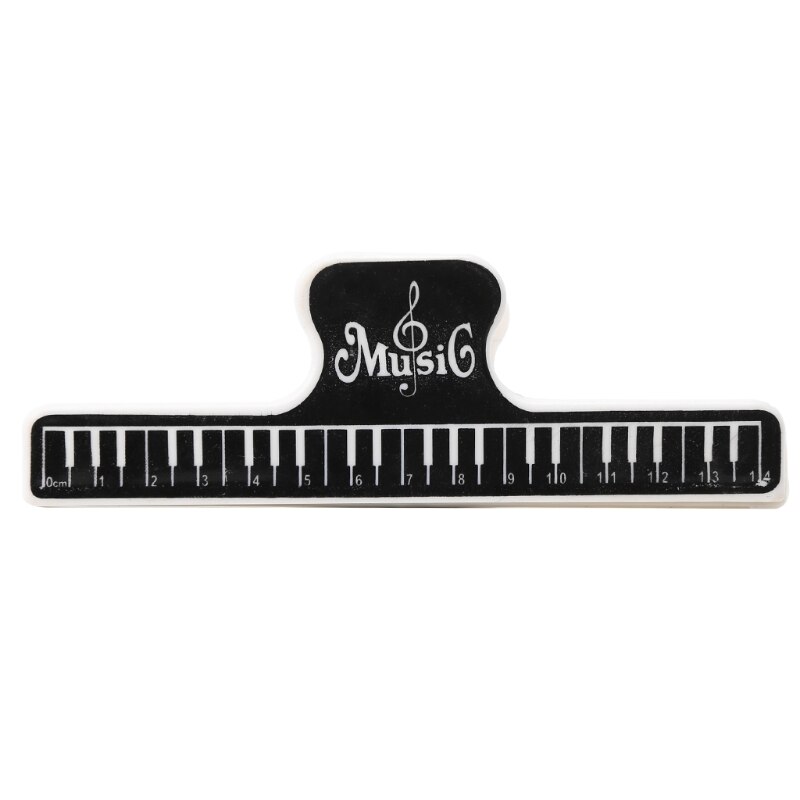 Music Note Clip Sheet Music Clip Book Page Plastic Clip Whosale: 3TA00280-BK