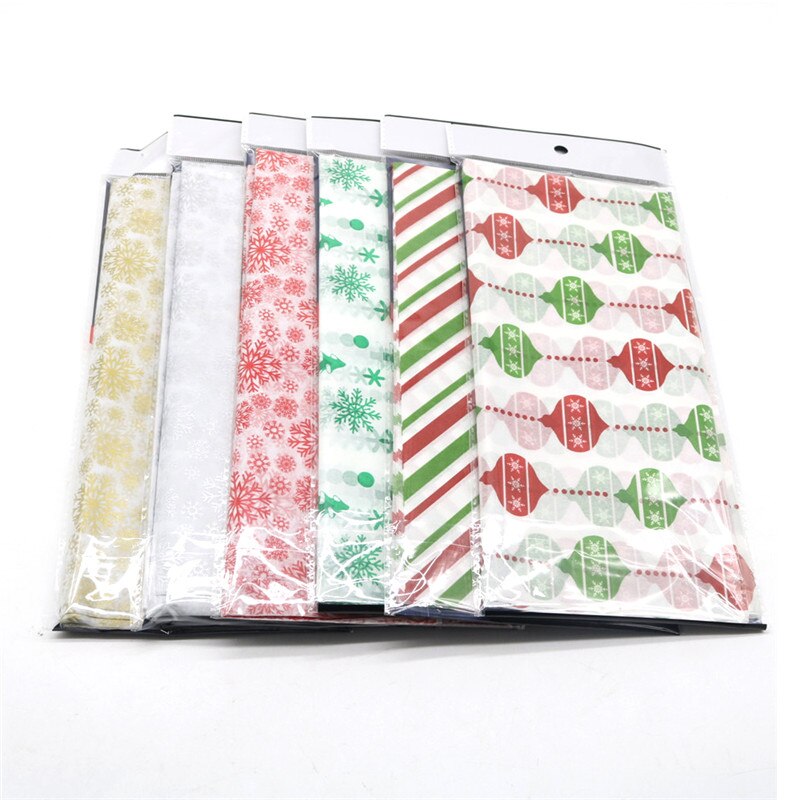 10 Sheets/bag Tissue Paper DIY Handmade Craft Paper Flowers Packing Wedding Festive Party Xmas Home Decor Supplies 50*66 Cm