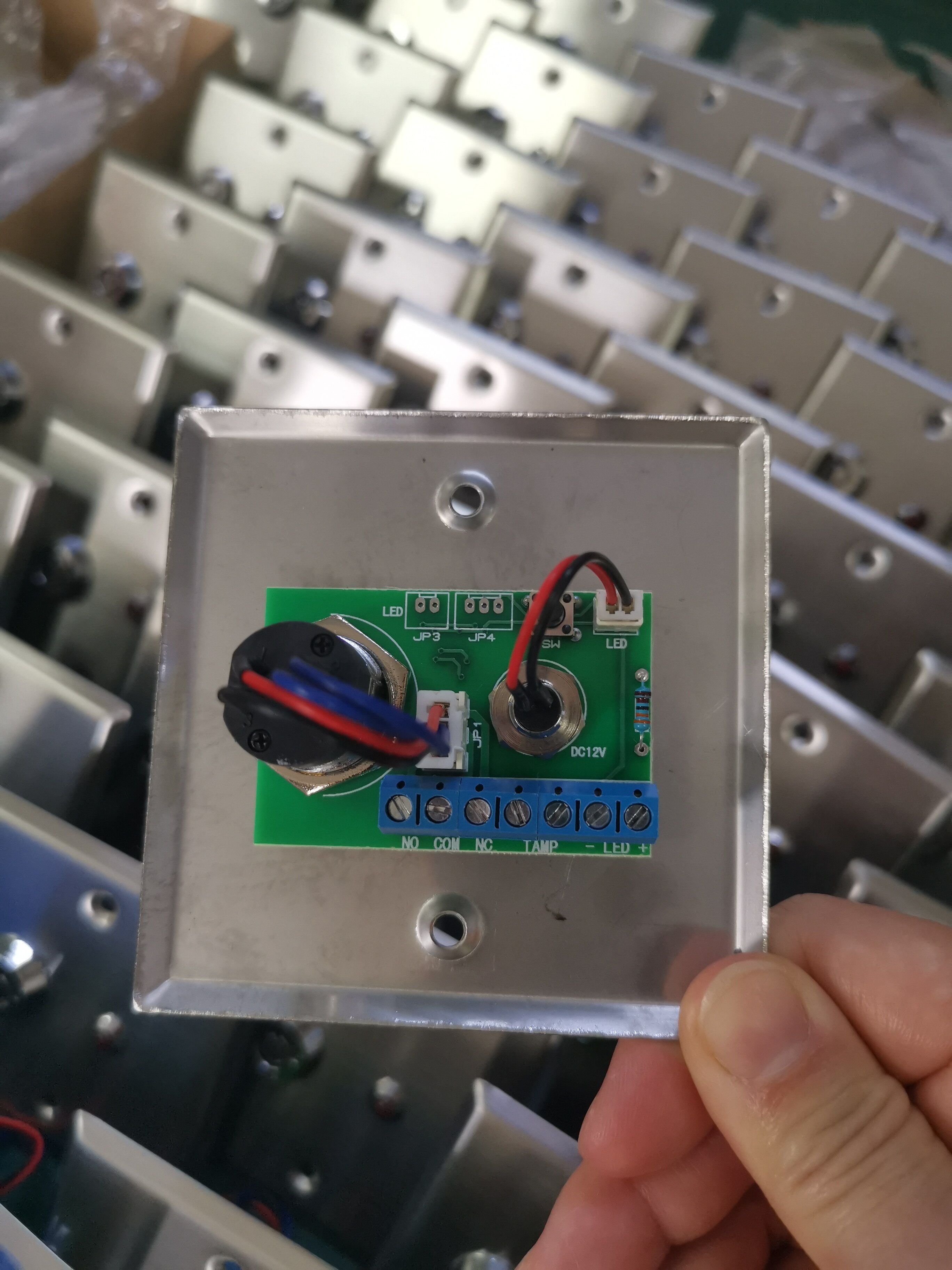 key switch exit button