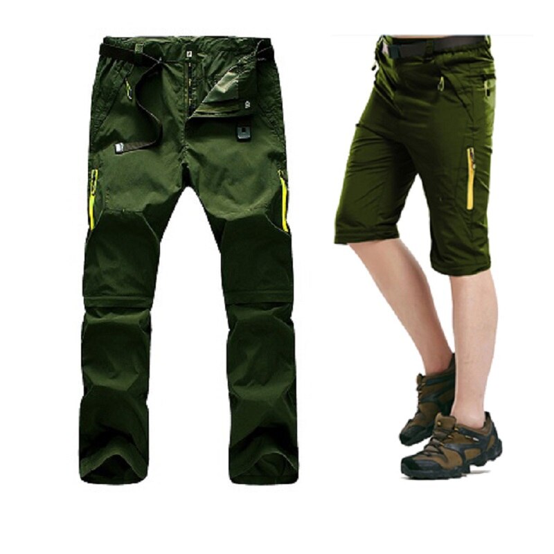 5xl heren zomer snel drogende verwijderbare broeken outdoor sport waterdichte merk shorts wandelen trekking dunne mannelijke visbroeken  va025