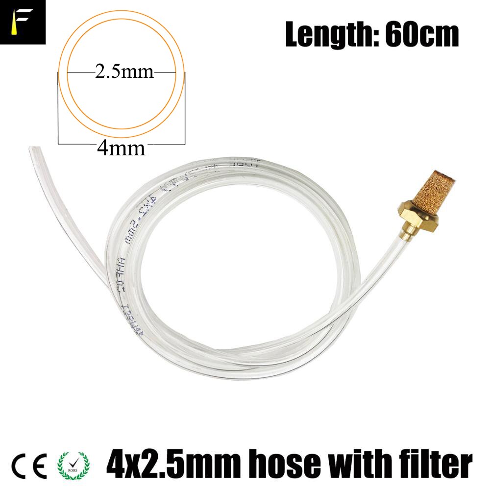 Filters Hose Stage Water Fog Smoke Mist Machine Part Filter with Hose 60cm for Dj Disco Fogger Steam Disinfecting Smoke Machine