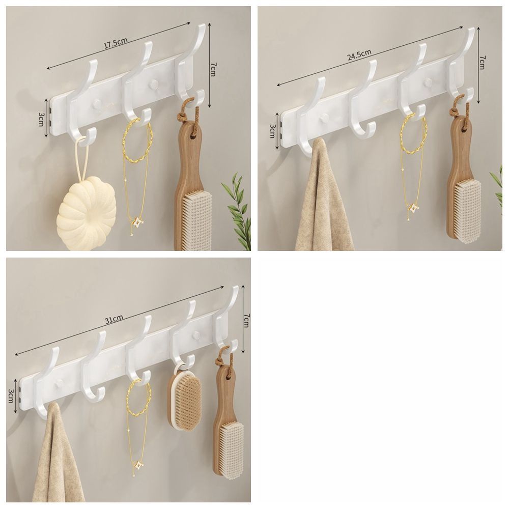 Sterke Dragende Kleding Jas Haken Zware Wandrek Handdoek Haken Huis Koolstofstaal Muur Gemonteerde Deur Hanger Badkamer