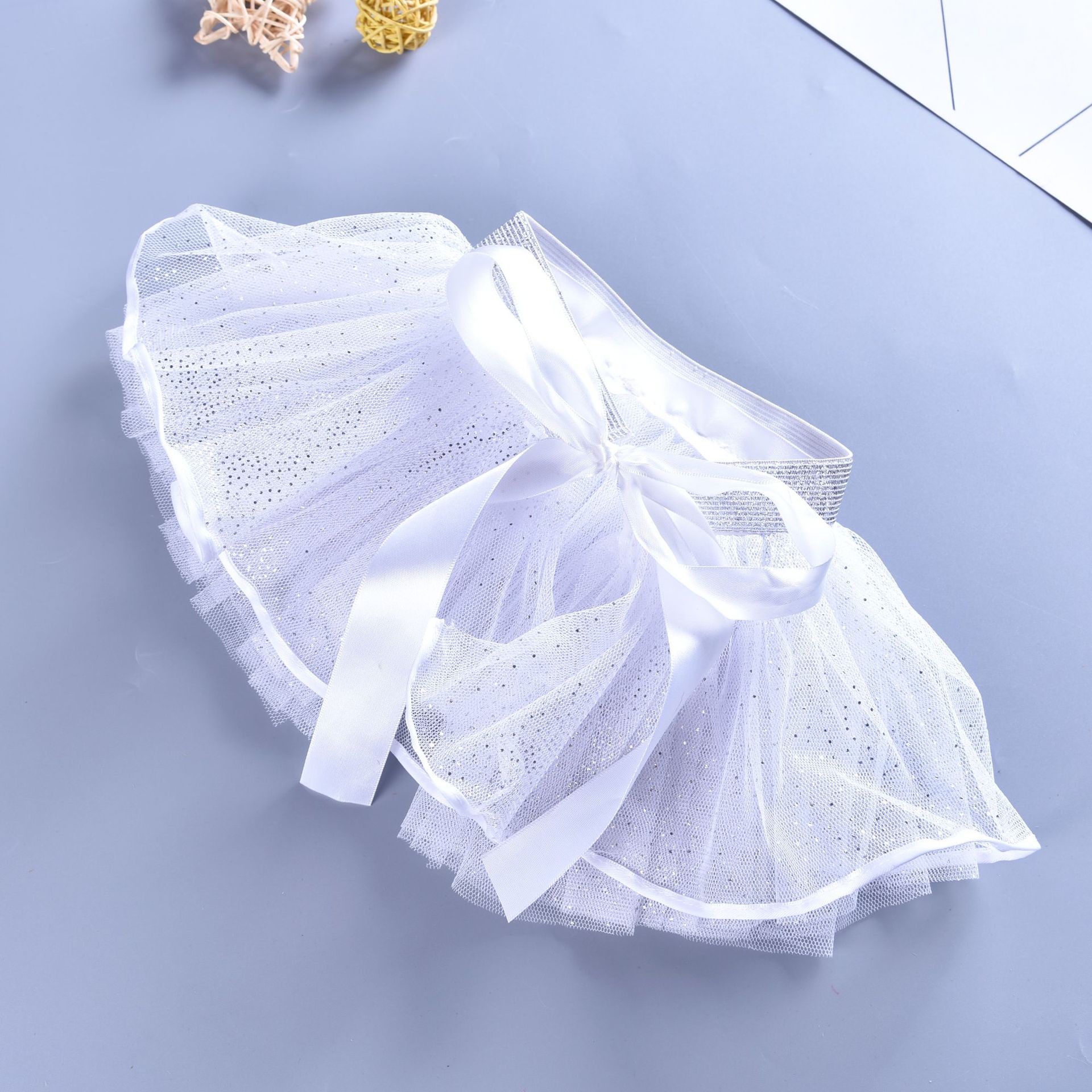 Baby Meisjes Tutu Rok Witte Kleur Doop Kleding Pluizige Rok Peuter Meisjes Kinderkleding Baby Kleding