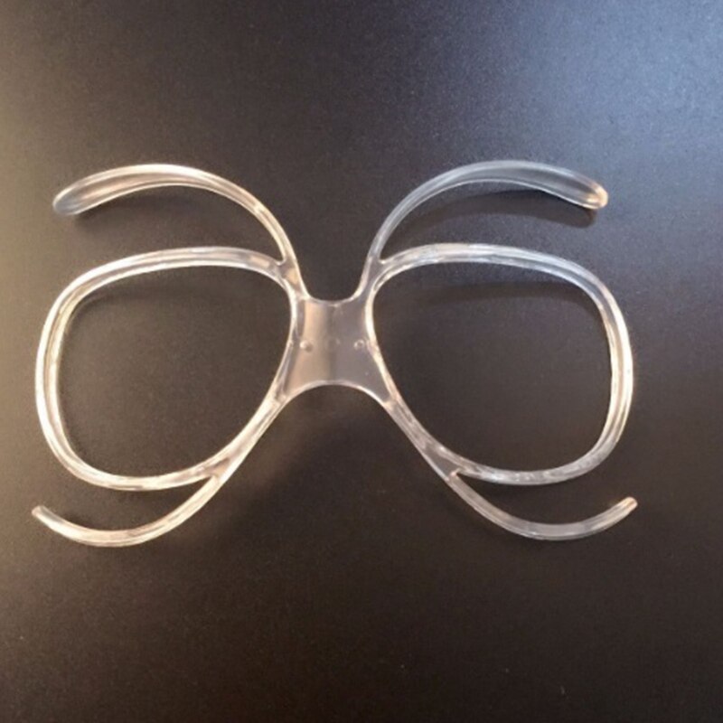 5 stuks heldere skibrillen met bijziendheidsmontuur, ski-snowboardbril, bril, zonnebriladapter, bijziendheidsinline montuur, bijziendheidslensmontuur