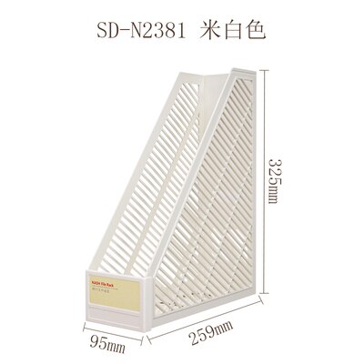 Plastic Book Holder Shelf Mesh File Holder Document Rack Letter Magazine Paper Tray Desk Organizer Stationery School Supplies: A