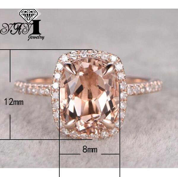 YaYI Schmuck Prinzessin Cut 6,3 CT Weiß Zirkon Gelb Gold Gefüllt Farbe Engagement Ringe hochzeit Herz Ringe Party Ringe